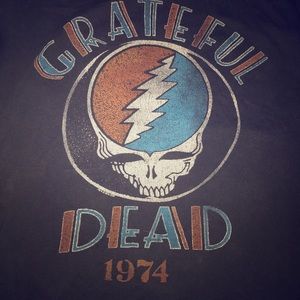 Grateful Dead 1974 world tour shirt